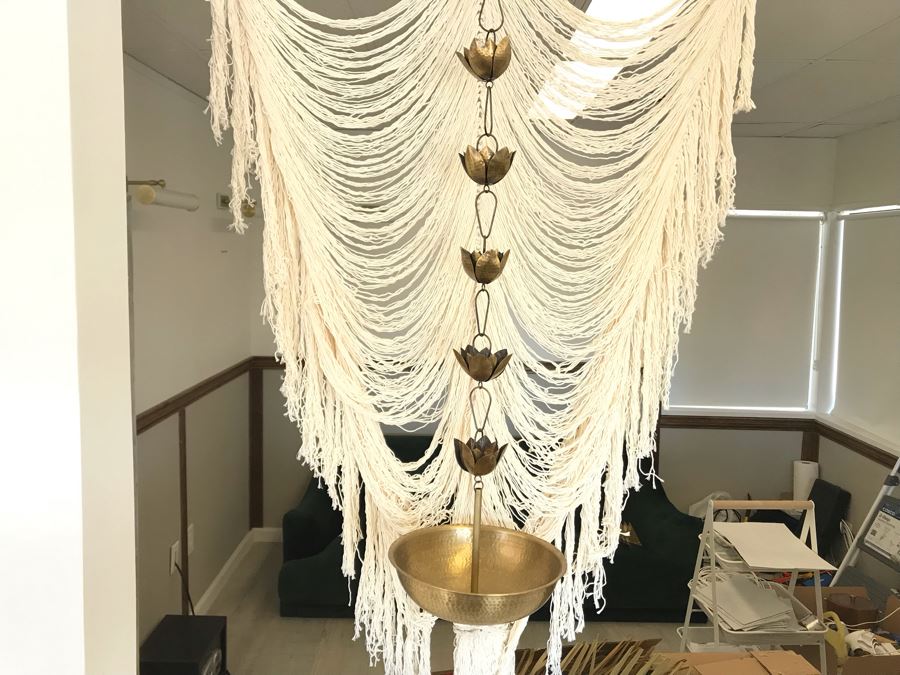 Brass Indian Rain Catcher 9W X 36H Retails $260 [Photo 2]