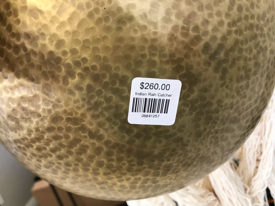 Brass Indian Rain Catcher 9W X 36H Retails $260 [Photo 5]