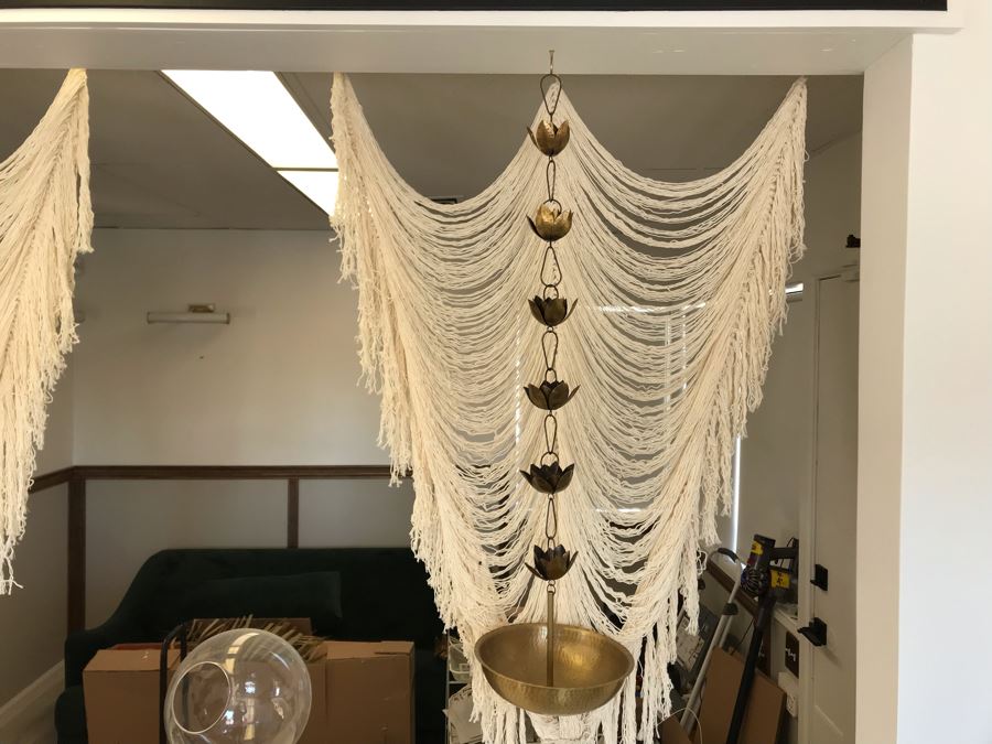 Brass Indian Rain Catcher 9W X 36H Retails $260 [Photo 2]