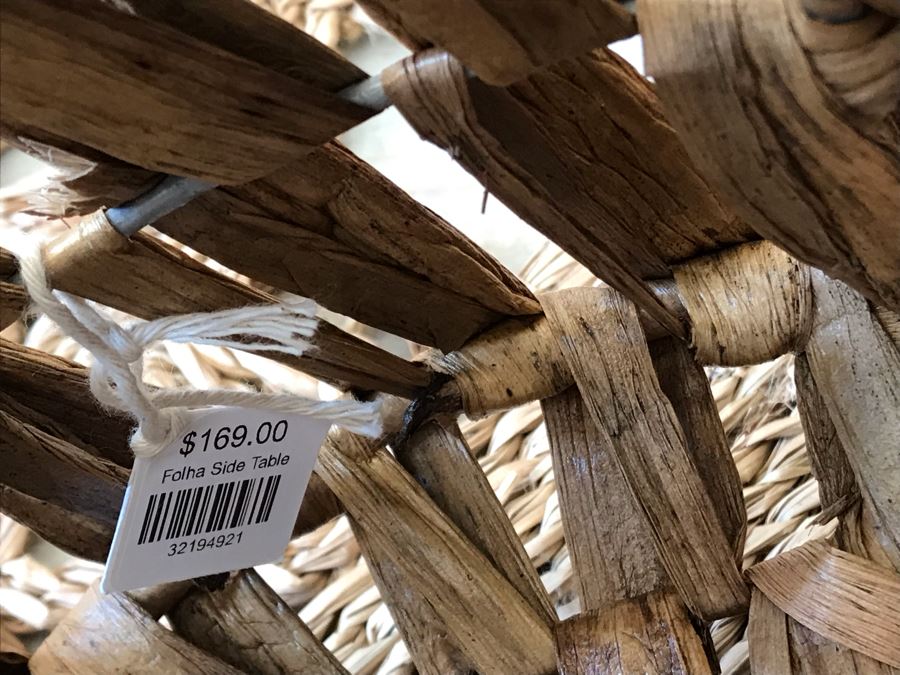 Pair Of Folha Organic Side Tables 17W X 18H Retails $338 [Photo 7]