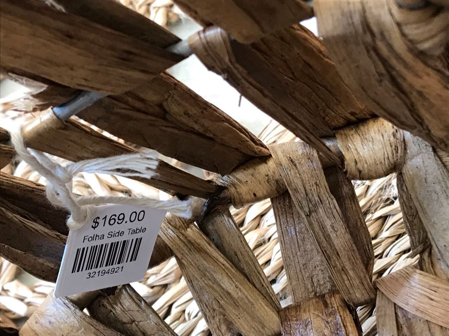 Pair Of Folha Organic Side Tables 17W X 18H Retails $338 [Photo 8]