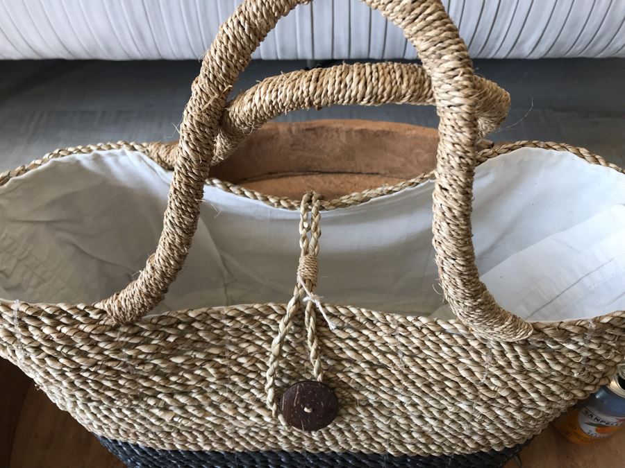 Bali Beach Basket Handbag 21W Retails $78 [Photo 5]