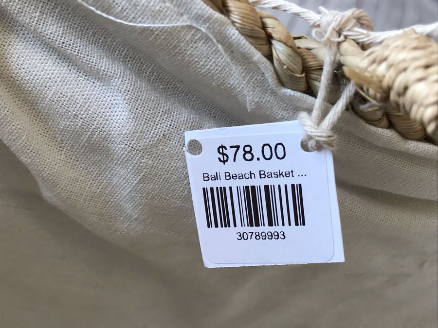 Bali Beach Basket Handbag 21W Retails $78 [Photo 8]