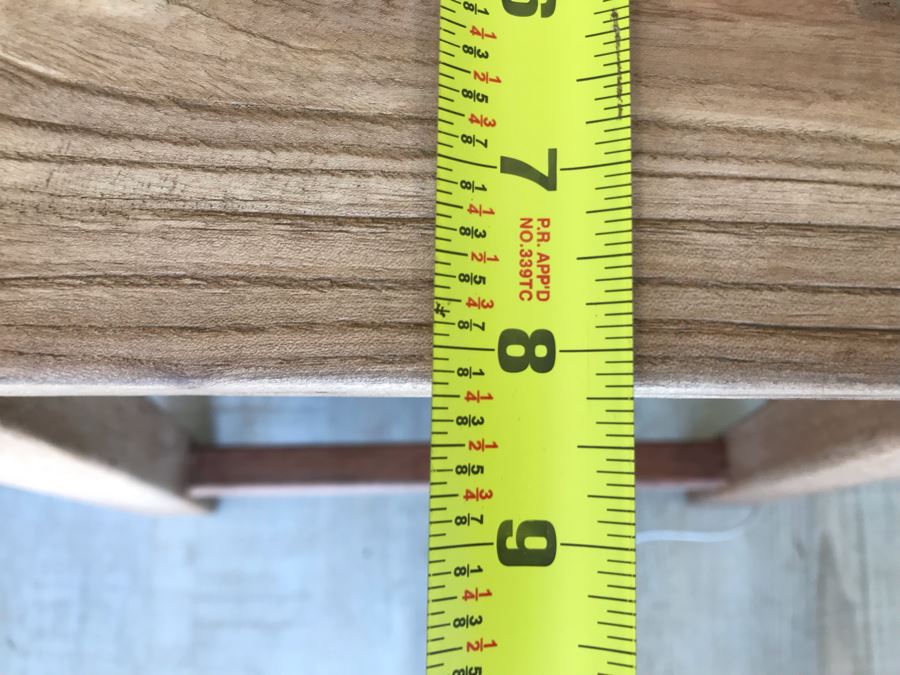 Set Of (4) Primitive Stools 18W X 8D X 19H Retails $474 [Photo 17]