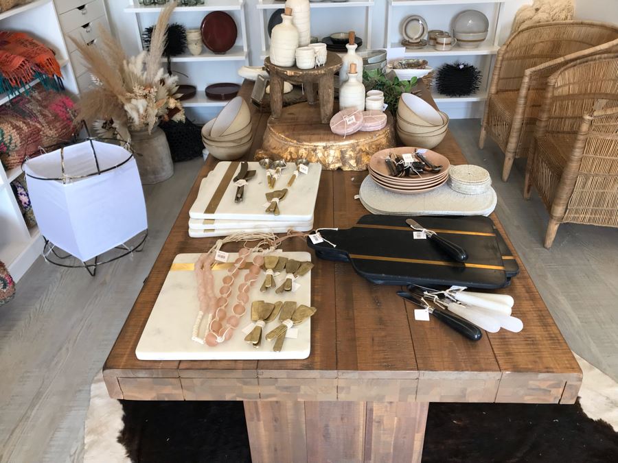 Wooden Dining Table By E & E Co 74L X 32W X 30H [Photo 5]