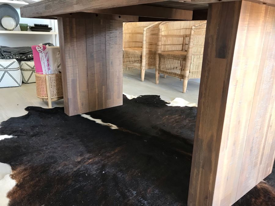 Wooden Dining Table By E & E Co 74L X 32W X 30H [Photo 6]