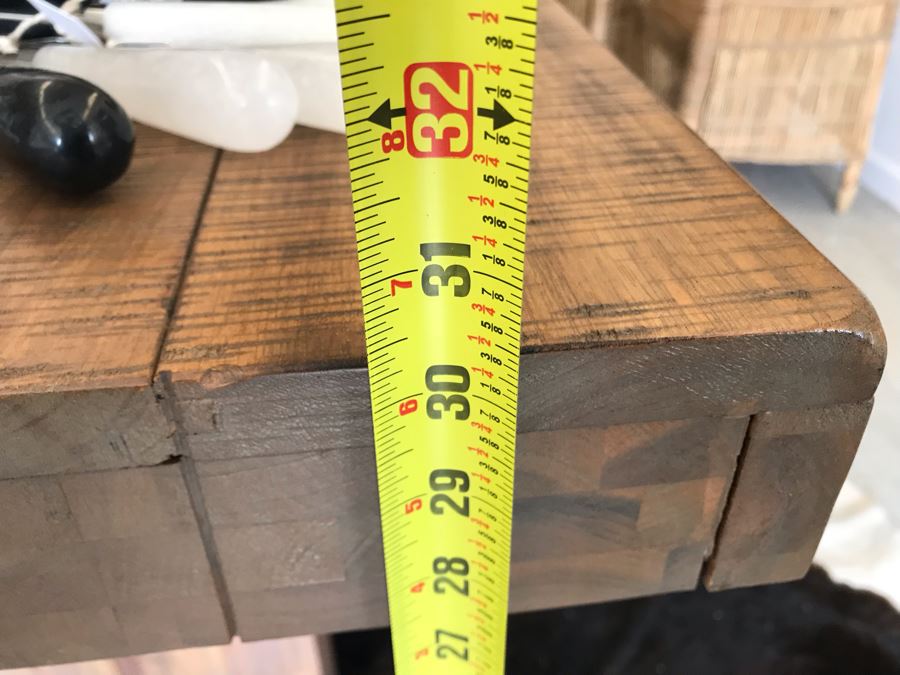 Wooden Dining Table By E & E Co 74L X 32W X 30H [Photo 10]