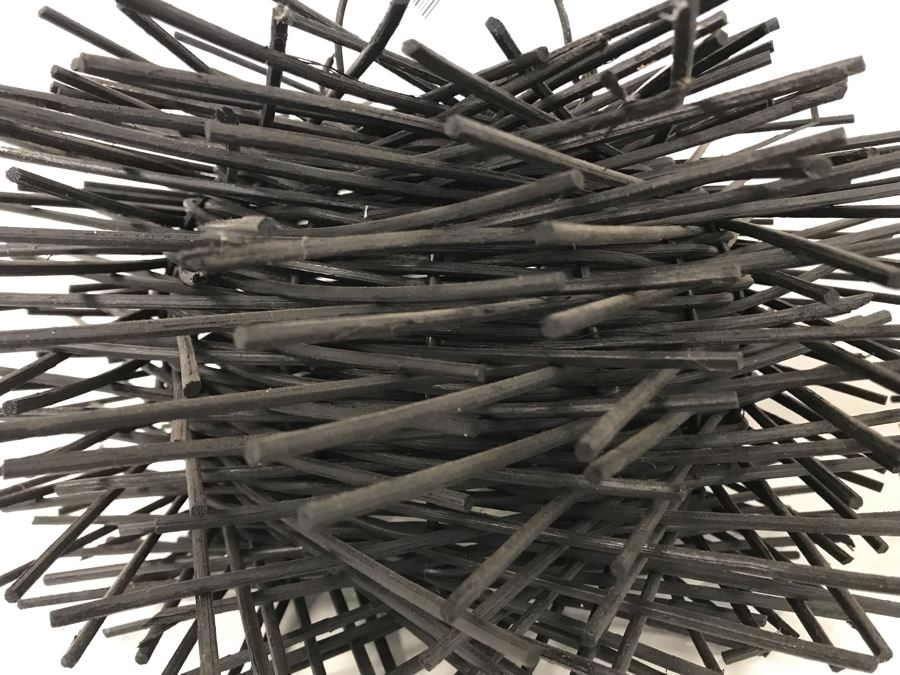 Pair Of Baby Urchin Hanging Light Fixtures Tealight Holder Black 13W X 9H Retails $56 [Photo 5]