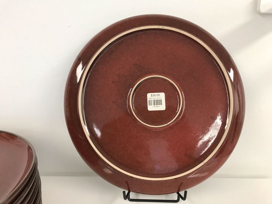 Set Of (8) B&B Cherry 10.5' Dinner Plates $240 [Photo 6]
