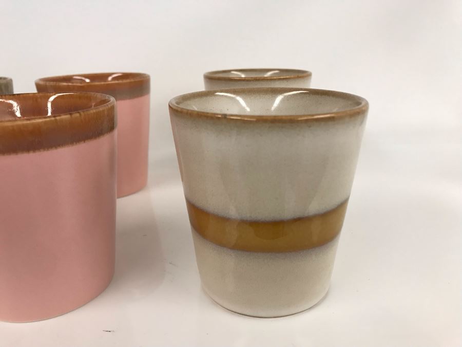 Set Of (8) 80s Ceramic Mugs 3R X 3H Retails $80 [Photo 4]