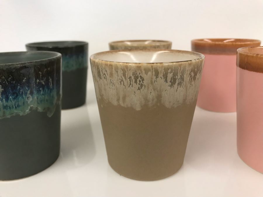 Set Of (8) 80s Ceramic Mugs 3R X 3H Retails $80