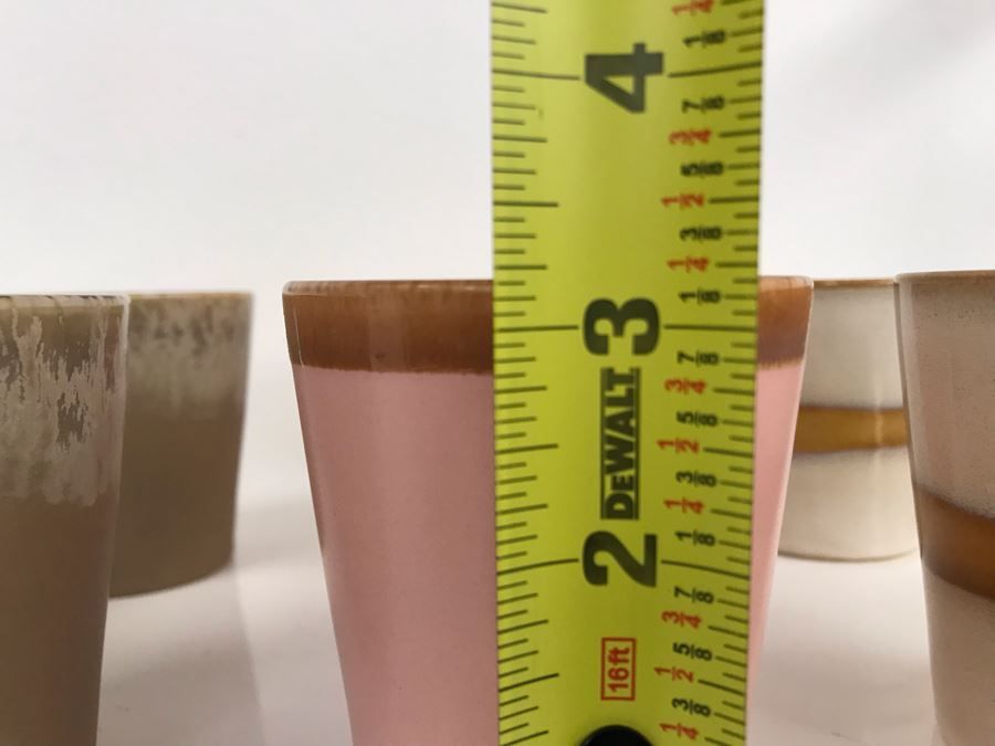 Set Of (8) 80s Ceramic Mugs 3R X 3H Retails $80 [Photo 7]