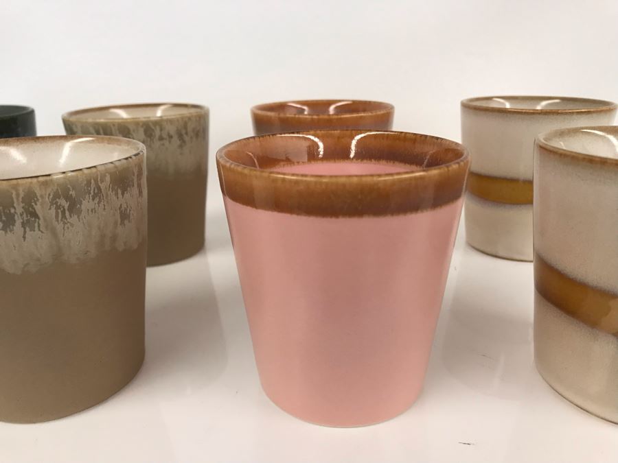 Set Of (8) 80s Ceramic Mugs 3R X 3H Retails $80 [Photo 3]