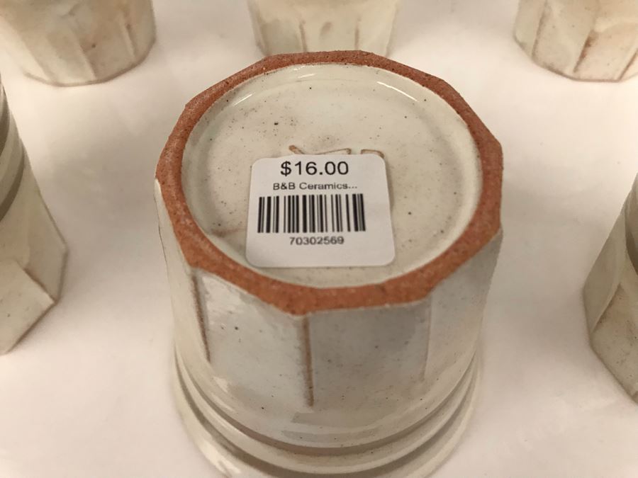 Set Of (8) B&B Ceramic Mugs Retails $128 [Photo 7]