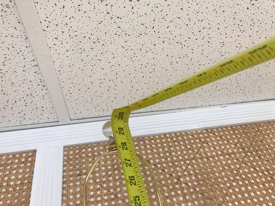 White Plaster Florence Parrot Lamp With Lucite Base (No Lamp Shade) 30H Retails $318 [Photo 10]