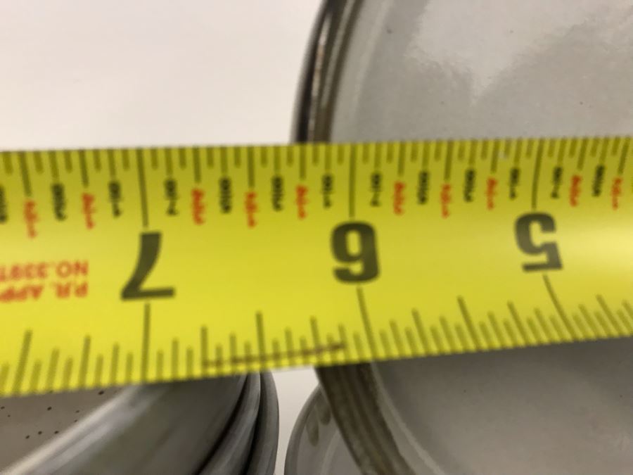 Set Of (8) HK Living Kyoto Brushed 7' Bowls And (8) HK Living Kyoto Stained 6.25' Bowls Retails $240 [Photo 7]