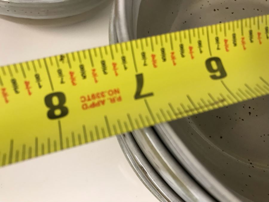 Set Of (8) HK Living Kyoto Brushed 7' Bowls And (8) HK Living Kyoto Stained 6.25' Bowls Retails $240 [Photo 6]