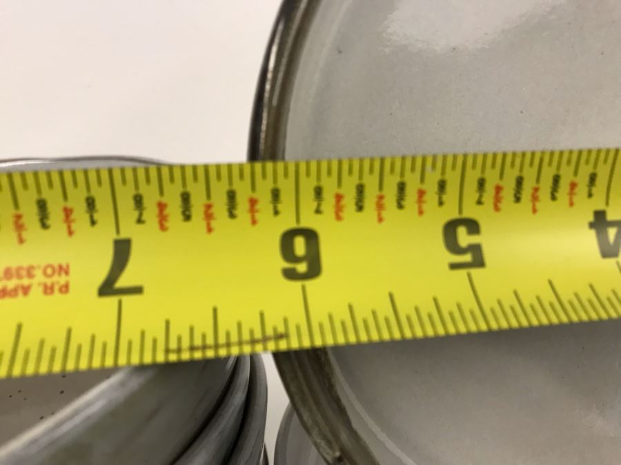 Set Of (8) HK Living Kyoto Brushed 7' Bowls And (8) HK Living Kyoto Stained 6.25' Bowls Retails $240 [Photo 8]