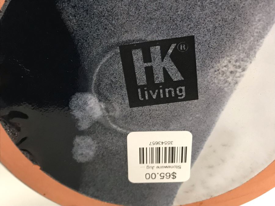 HK Living Stoneware 10H Jug And Roost Ceramic Growler 6W X 8H Retails $130 [Photo 8]