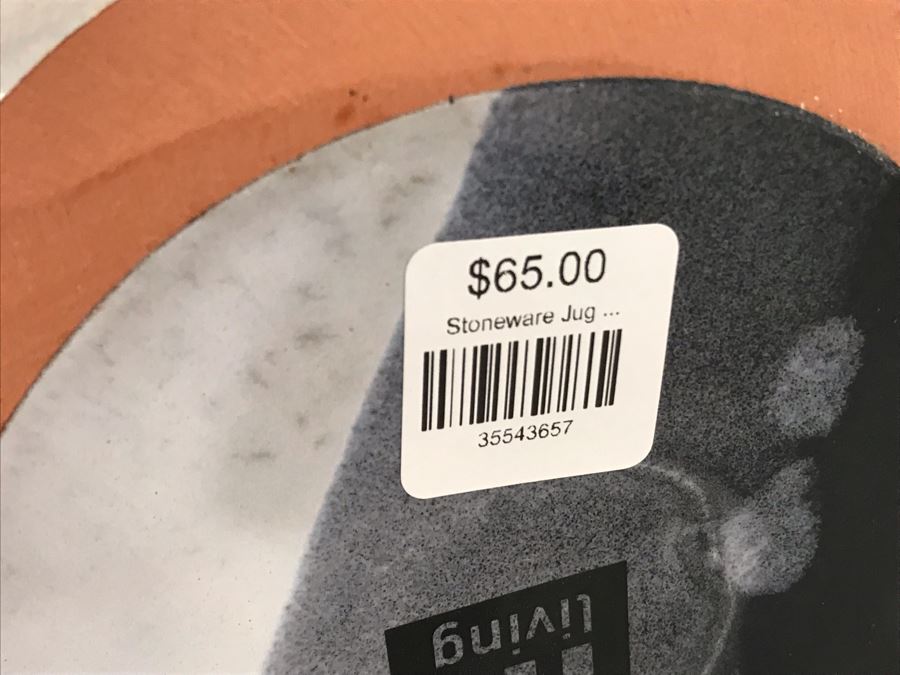 HK Living Stoneware 10H Jug And Roost Ceramic Growler 6W X 8H Retails $130 [Photo 9]