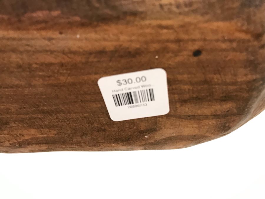 Pair Of Abolone Shell Bowls 12W X 6D And Hand Carved Wooden Bowl 10W X 6D Filled With Natural Shells Retails $120 [Photo 8]