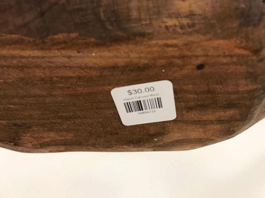 Pair Of Abolone Shell Bowls 12W X 6D And Hand Carved Wooden Bowl 10W X 6D Filled With Natural Shells Retails $120 [Photo 9]