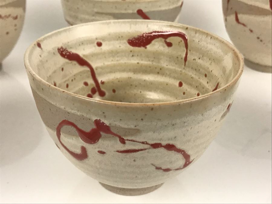 Set Of (8) Kyoto Spatter Bowls Cups 4W X 3H Retails $144 [Photo 6]