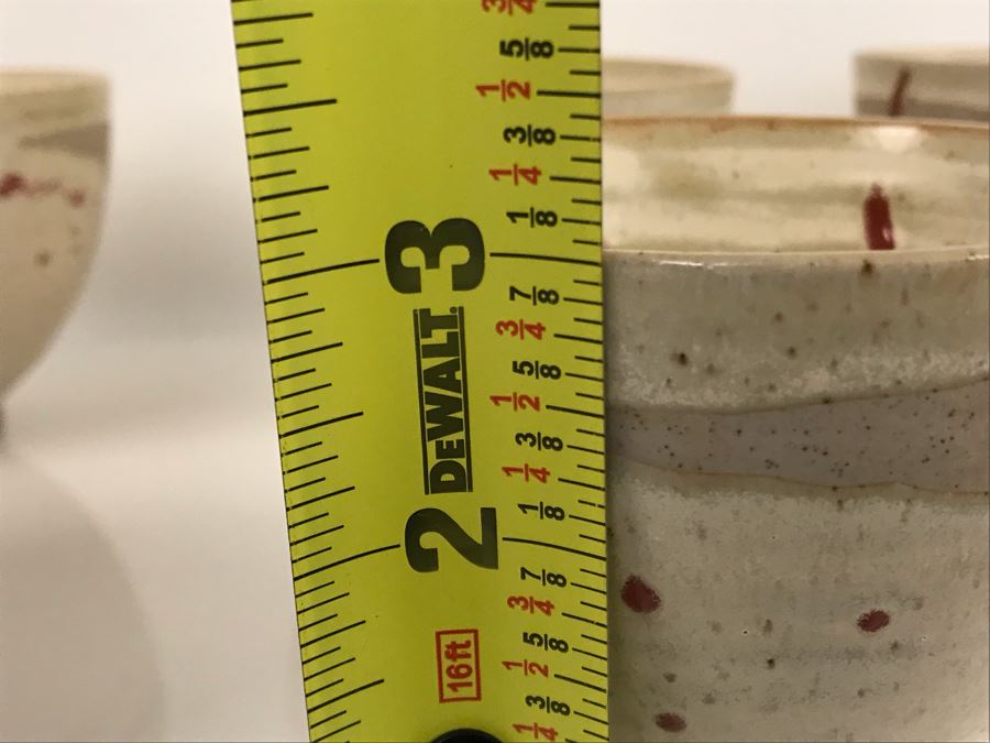 Set Of (8) Kyoto Spatter Bowls Cups 4W X 3H Retails $144 [Photo 9]