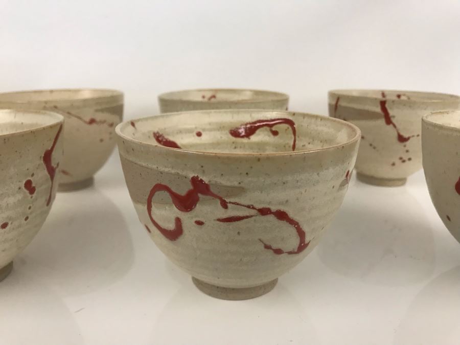 Set Of (8) Kyoto Spatter Bowls Cups 4W X 3H Retails $144 [Photo 4]