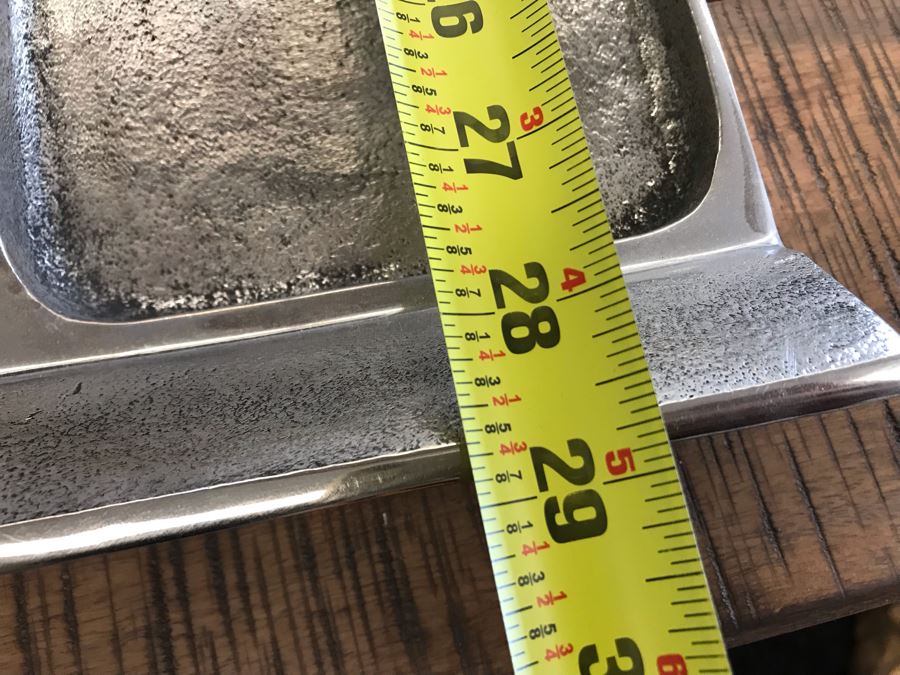 Long Metal Serving Tray 29 X 5.5 And Rectangular Metal Serving Tray 23 X 13 Retails $227 [Photo 13]
