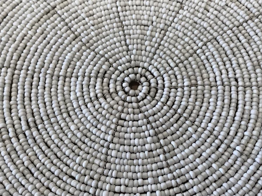 (6) Hand Beaded Placemats 13.5R And (11) Drink Coasters 4R [Photo 5]