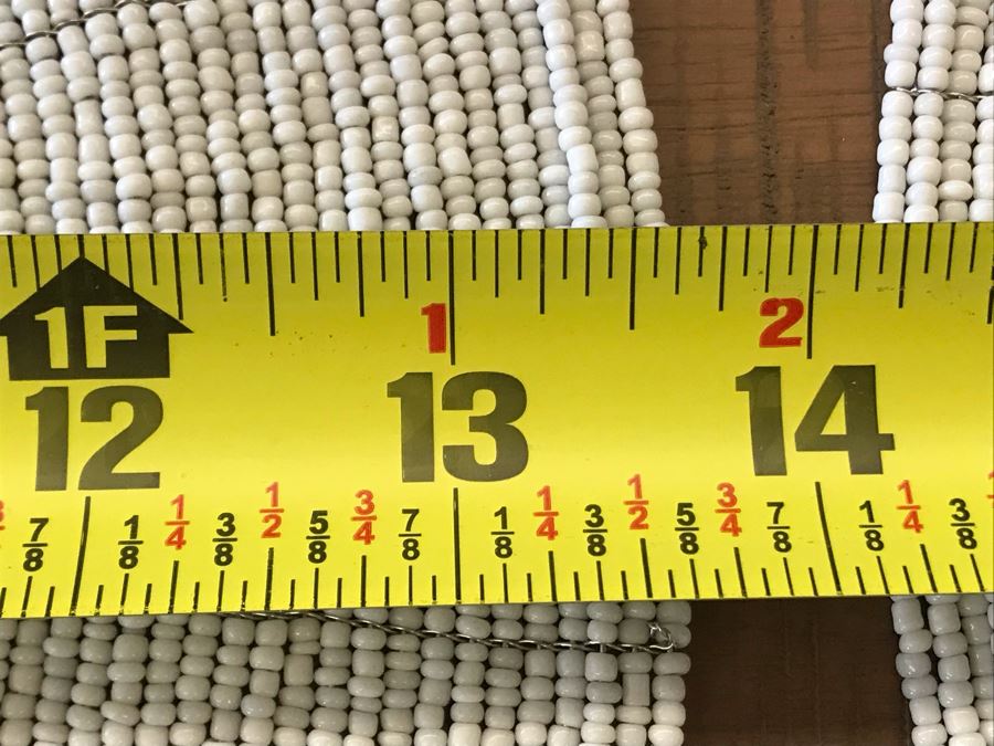 (6) Hand Beaded Placemats 13.5R And (11) Drink Coasters 4R [Photo 7]