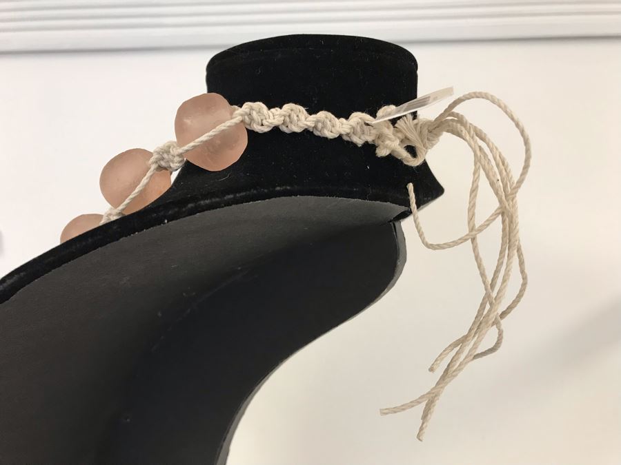 Blush Large Glass Beaded Necklace Retails $50 [Photo 5]