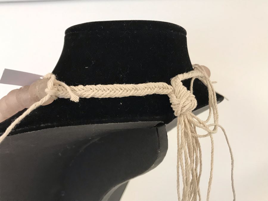 Blush Beaded Glass Necklace Retails $45 [Photo 9]