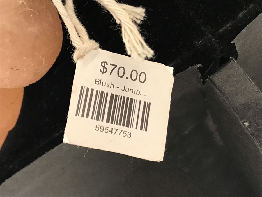 Blush Jumbo Glass Beaded Necklace Retails $70 [Photo 7]