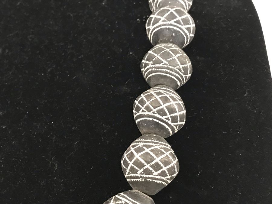 Large Mali Clay Beads Necklace Retails $60 [Photo 4]