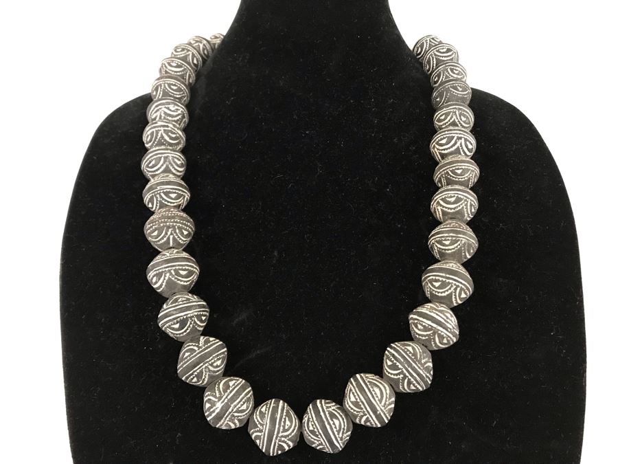 Large Mali Clay Beaded Necklace Retails $60 [Photo 3]