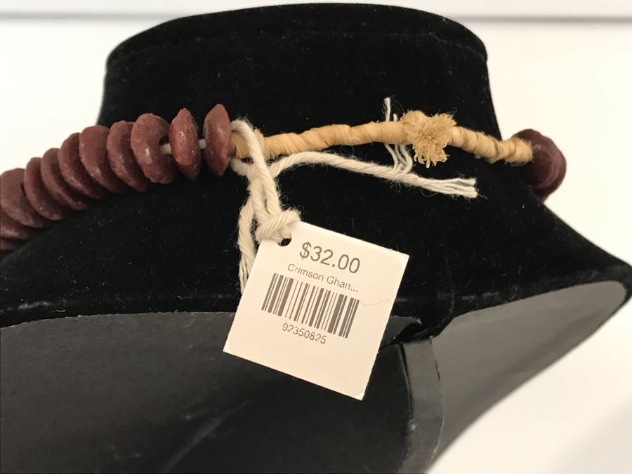 Crimson Beaded Necklace Retails $32 [Photo 7]