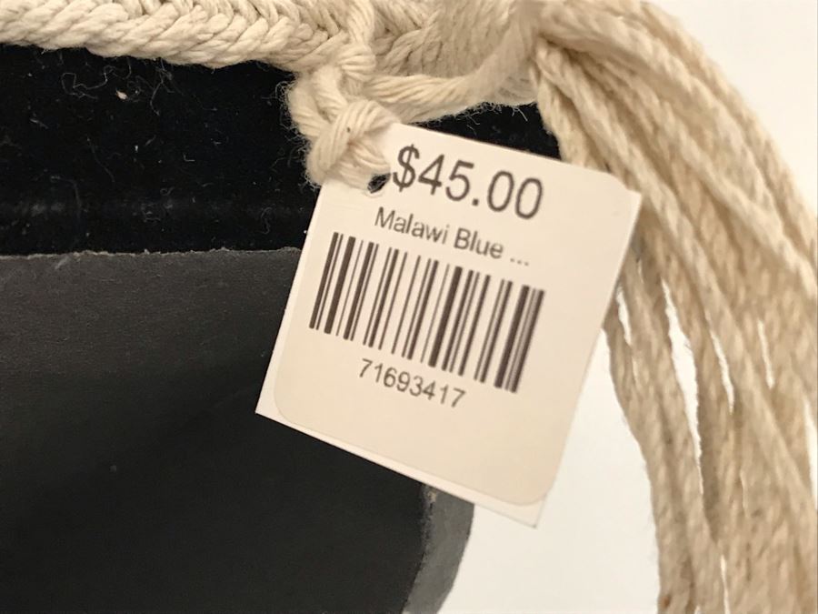 Malawi Blue Glass Beaded Necklace Retails $45 [Photo 7]