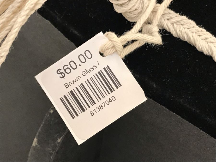 Brown Glass And Brass Beaded Necklace Retails $60 [Photo 7]