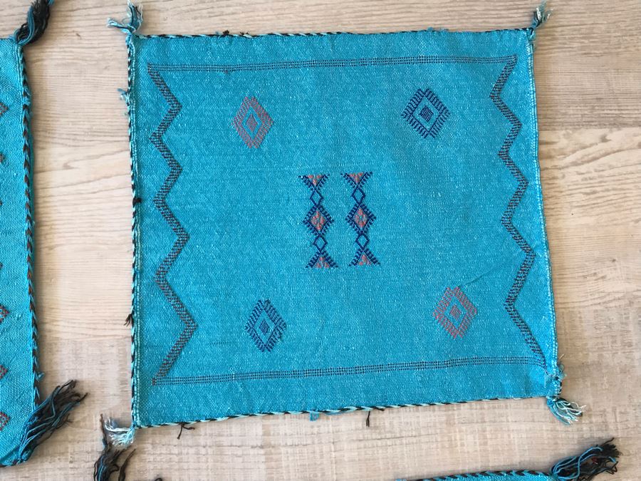 (4) Moroccan Sabra Cactus Silk Pillow Covers Accent Throws Apx 20 X 20 Retails $300 [Photo 6]