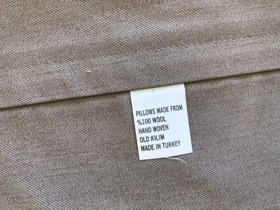 Set Of (4) Turkish Kilim Pillow Covers 16 X 16 Retails $248 [Photo 8]