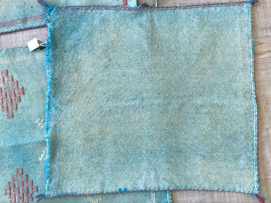 (4) Moroccan Sabra Cactus Silk Pillow Covers Accent Throws Apx 20 X 20 Retails $300 [Photo 8]