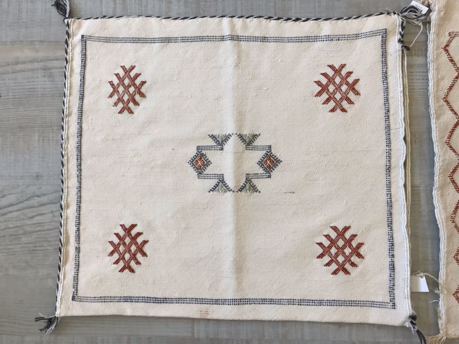 (4) Moroccan Sabra Cactus Silk Pillow Covers Accent Throws Apx 20 X 20 Retails $300 [Photo 4]