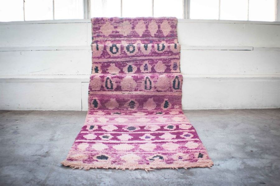 ROSALVA Vintage Moroccan Runner 9'10' x 3'1' Retails $1,050 [Photo 2]