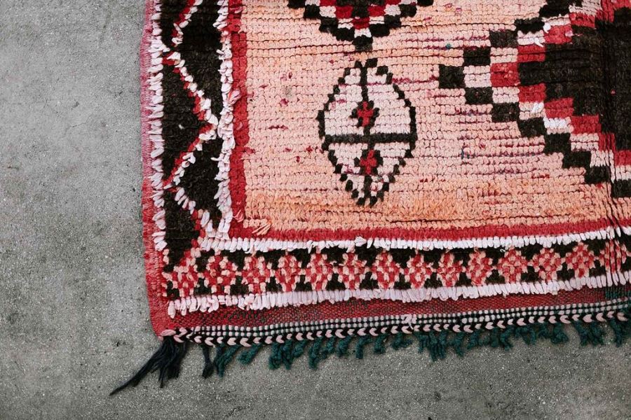 PAOLA Vintage Moroccan Runner 5' 3' X 4' Retails $875 [Photo 5]