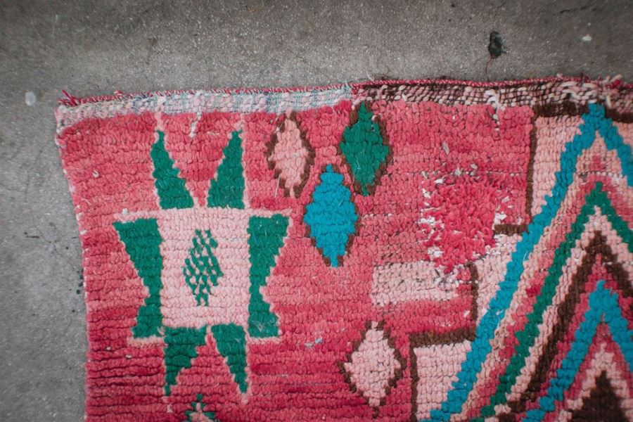 REMY Vintage Moroccan Runner 10'8' x 3'9' Tapers To 3'4' Retails $750 [Photo 4]
