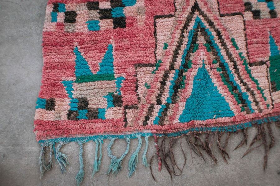 REMY Vintage Moroccan Runner 10'8' x 3'9' Tapers To 3'4' Retails $750 [Photo 3]