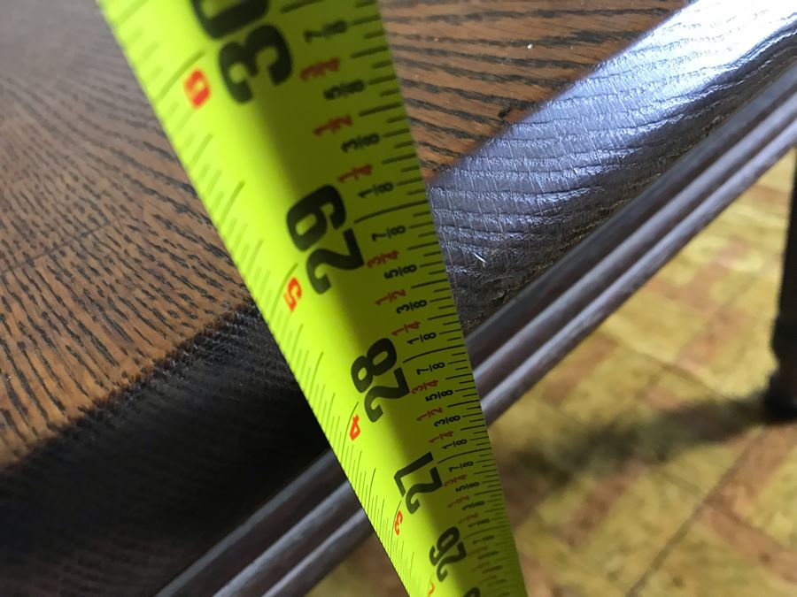 Antique Square Table With (4) Chairs By Grand Ledge Chair Company In Grand Ledge, Michigan Table Is 41.5W X 29H [Photo 21]