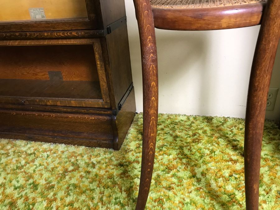 Antique Bentwood Childs High Chair With Cane Back And Seat 14W X 15D X 37.5H [Photo 8]